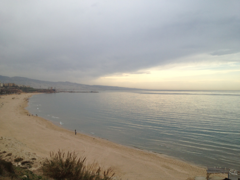 beirut sandy beach, beirut public beach