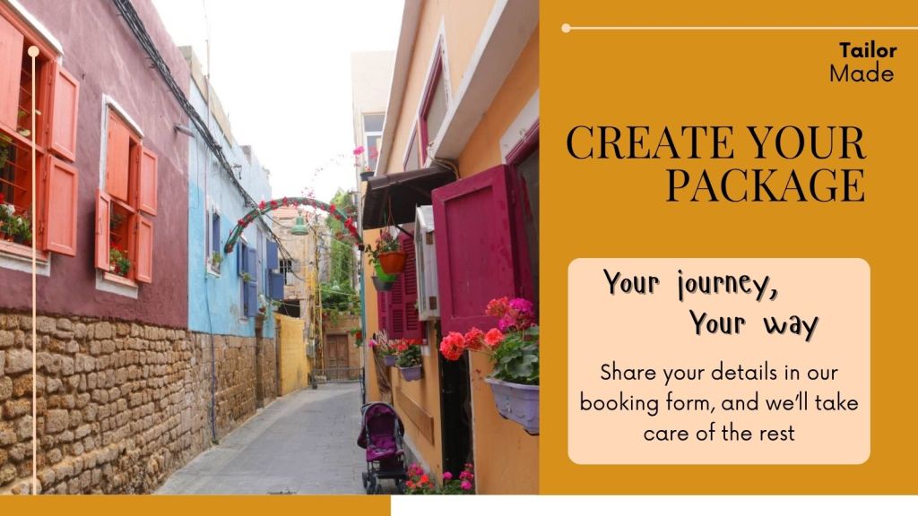 Create a custom Lebanon package: hotel stays, guided tours, and transfers with a trusted travel agency in Lebanon